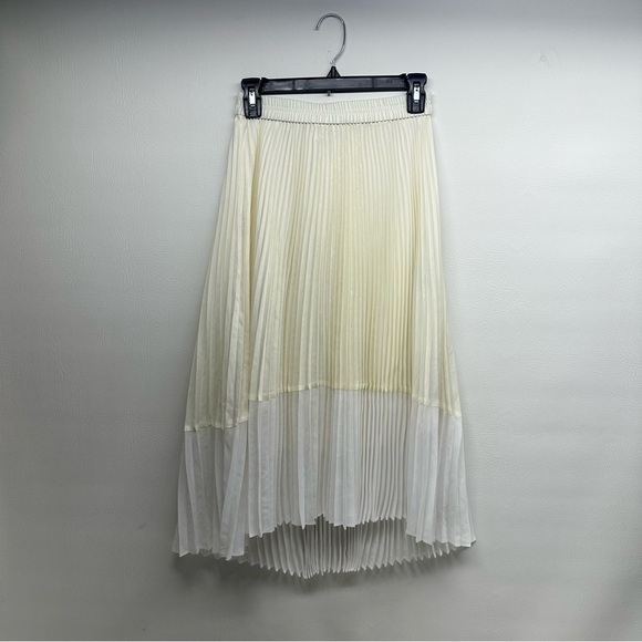 Club Monaco Cream Midi Skirt size XS - Picture 3 of 11